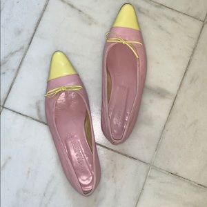 Stubbs & Wootton Leather Ballet Flats